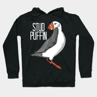 SEABIRD: Stud Puffin funny animal shirt gift Hoodie